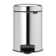 3 л. малък кош с педал цвят блестящ инокс Brabantia NewIcon