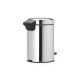 3 л. малък кош с педал цвят блестящ инокс Brabantia NewIcon