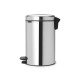 12 л. цвят блестящ инокс кош за боклук с педал Brabantia NewIcon