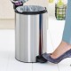 12 л. цвят матиран инокс кош за боклук с педал Brabantia NewIcon
