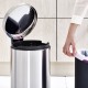 12 л. цвят матиран инокс кош за боклук с педал Brabantia NewIcon