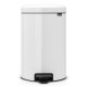 20 л. бял кош за боклук с педал Brabantia NewIcon