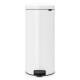 30 л. бял кош за боклук с педал Brabantia NewIcon