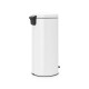 30 л. бял кош за боклук с педал Brabantia NewIcon
