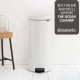 30 л. бял кош за боклук с педал Brabantia NewIcon