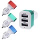 Зарядно с 3 USB изхода за автомобил