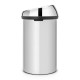 60 л. метално сив кош за боклук Brabantia от серия Touch Bin