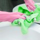 Микрофибърна кърпа специално за почистване на мивки, вани и фаянс