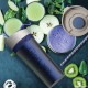 500 мл двустенна термо чаша с помпа цвят графит ASOBU от серия FRESH N GO