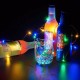 Тапа за бутилка с 8 LED светлини за декорации