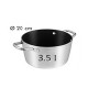3.5 L дълбока тенджера Tescoma от серия Grandchef