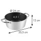 4.5 L дълбока тенджера Tescoma от серия Grandchef