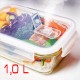 1 л херметична стъклена кутия за храна с отвор за пара Higlas