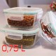 750 мл херметична стъклена кутия за храна с отвор за пара Higlas