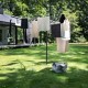 Купи 40 м метално сив въртящ се простор с метален шиш Brabantia