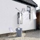 24 м метално сив простор за стена с кутия за съхранение Brabantia от серия WALLFIX