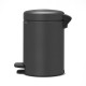 5 л. цвят минерално безкрайно сиво кош за смет с педал Brabantia от серия NEW ICON