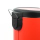 12 л червен кош с педал и вътрешна кофа Fantasy