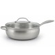 Тиган дълбок с капак Luigi Ferrero Florence FR-2868A 28x9cm, 4.9L