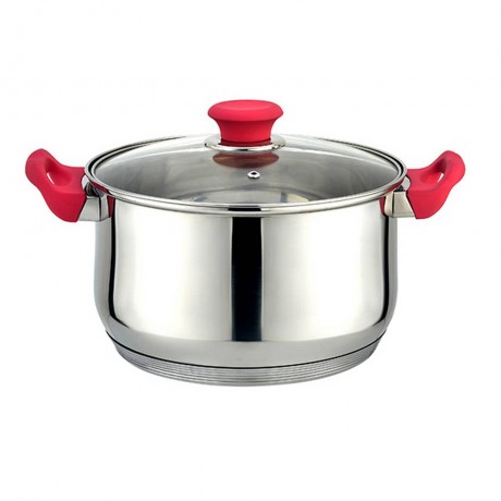 Тенджера Muhler MR-4272 NEW 22х12cm, 3.8L, червен