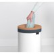 Купи 35 л. бял кош за пране с корков капак Brabantia