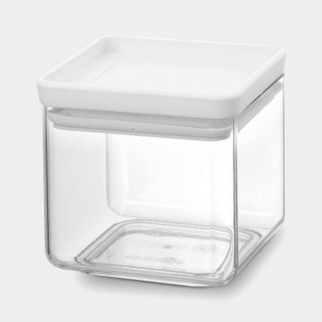 0,7 л. квадратен буркан Brabantia със светло сив капак от серия TASTY +