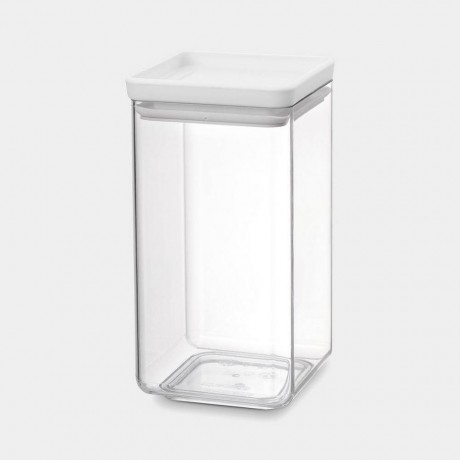 1,6 л. квадратен буркан Brabantia със светло сив капак от серия TASTY +