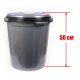 50 л. кош за отпадъци с капак на панта Dunya модел Ultima