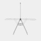 Сушилник за дрехи Brabantia Hangon 25m с допълнителен прът, Metallic Grey