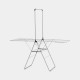 Сушилник за дрехи Brabantia Hangon 25m с допълнителен прът, Metallic Grey