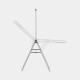 Сушилник за дрехи Brabantia Hangon 25m с допълнителен прът, Metallic Grey
