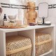 Тъмно сиво огледало с поставка за принадлежности Brabantia от серия ReNew
