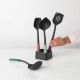 Комплект готварски прибори от 4 части и поставка Brabantia от серия TASTY +