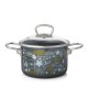 20 см малка емайлирана тенджера със стъклен капак Metalac Posude - декор FB FOOD