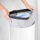 35 л. бял кош за пране с корков капак Brabantia 