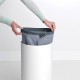 35 л. бял кош за пране с корков капак Brabantia 