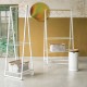 35 л. бял кош за пране с корков капак Brabantia 