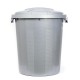 50 л кръгъл кош за отпадъци с капак HOMEMAX