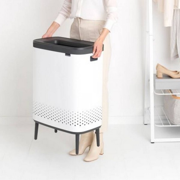 2 x 45 л бял кош за пране Brabantia Bo Laundry Bin Hi купи в интернет