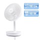 16 см бял настолен вентилатор с USB Diplomat модел DFX-363USB