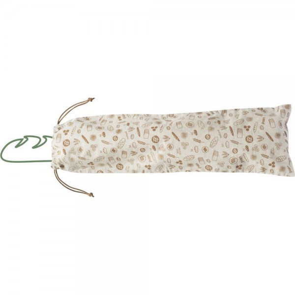 20 x 65 см многократна памучна торбичка за хляб и багети PEBBLY купи в