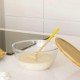 Купи 770 мл стъклена купа с бамбуков капак PEBBLY