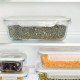 Купи 2,250 л правоъгълна стъклена кутия за храна PEBBLY