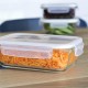Купи Сет от 3 бр правоъгълни стъклени кутии за храна с различни