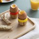 Бамбукова поставка за яйца в различни цветове PEBBLY