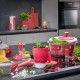 Купи 25 см малинено червена центрофуга за салата GEFU от серия