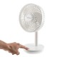 16 см бял настолен вентилатор с USB Diplomat модел DFX-363USB