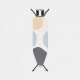 Маса за гладене Brabantia B 124x38cm с поставка за ютия, Spring Bubbles