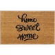 60 x 40 см правоъгълна изтривалка с кокосови влакна и надпис Home sweet home