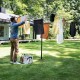 50 м цвят антрацит въртящ се простор с метален шиш Brabantia от серия LIFT-O-MATIC